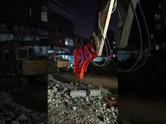 YTB100 Top Type / Triangle Hydraulic Breaker 100 Chisel, Setelan 10-16 Ton