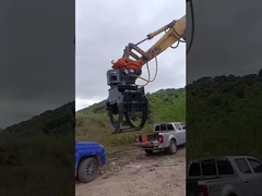 WuYing Excavator Grabber, Suit 5-10/11-16 Ton, Empat Claw Holding Wood Grabber