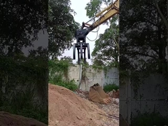 Mesin Penggalian GuangLin dengan Batu / kayu Grabber