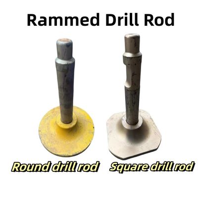 Square / Round Rammed Hydraulic Breaker Drill Rod Untuk Excavator