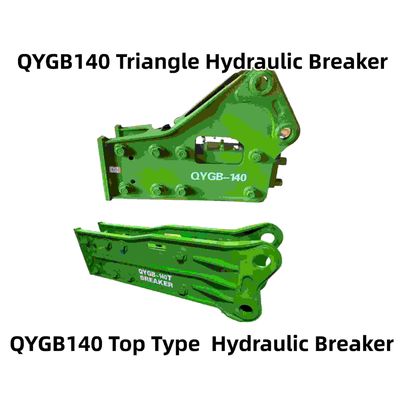 Segitiga / Top Type Hydraulic Breaker Hammer QYGB140 140 Suit Chisel 19-26 Ton