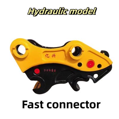 Hydraulic Type Fast Connector / Quick Hitch Coupler Untuk Excavator 1-26 Ton