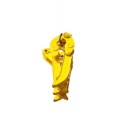 Mekanis Excavator Rock Grapple Rotating Perlu untuk menghapus lengan pendukung