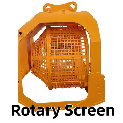 Excavator Rotary Screen Bucket Sieve Bucket Disesuaikan