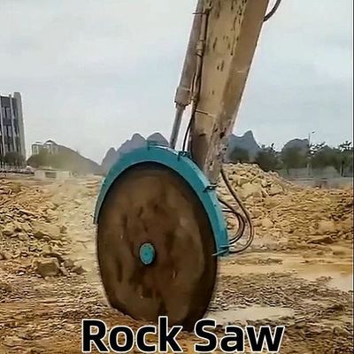 Excavator Hydraulic Rock Saw Batu Mesin Pemotong Beton Untuk Memotong Batu