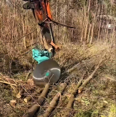 Aksesoris Excavator Hydraulic Cut Firewood, Trim Cabang, Clear Brush