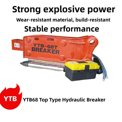 YTB68 Top Type Hydraulic Breaker Hammer 68 Chisel Suit 4-8 Ton Excavator