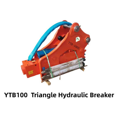 YTB100 Hydraulic Breaker Hammer Side Type Triangle Type 100 Chisel Untuk 10-16 Ton