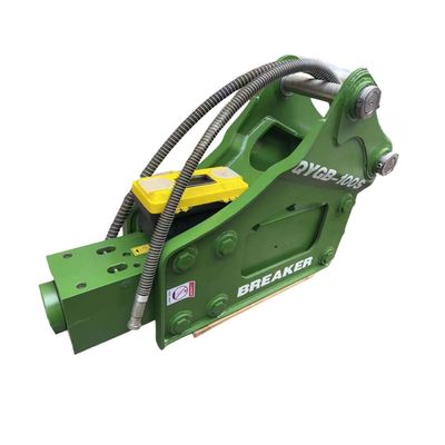Triangle Hydraulic Breaker Hammer QYGB100 100MM Chisel untuk 10-16 Ton Excavator