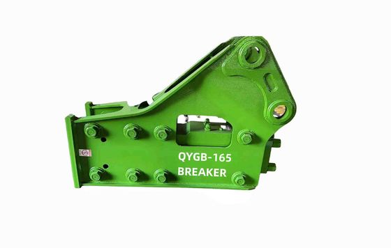 Hydraulic Excavator Rock Breaker QYGB165S Triangle Type 165 Chisel untuk 36-45 Ton