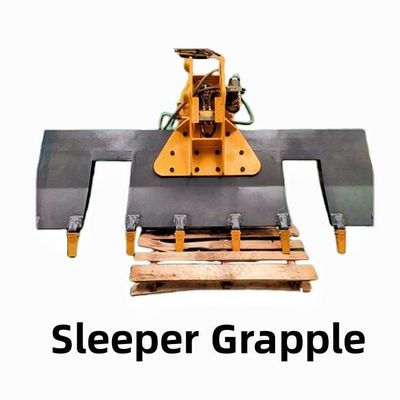 Perawatan Kereta Api Excavator Rotating Grapple Untuk Grab, Sort, Riprap Atau Sampah