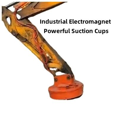 Excavator Bantuan Magnetic Chuck Lingkaran Elektromagnetic Sucker