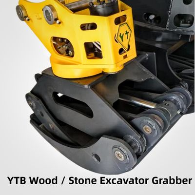 YTB Kayu / Batu Excavator Grabber Jenis Hidraulik Dan Elektronik Untuk Penggalian